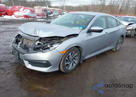 2018 Honda Civic Ex z USA, uszkodzony, nr VIN 19XFC2F76JE027486